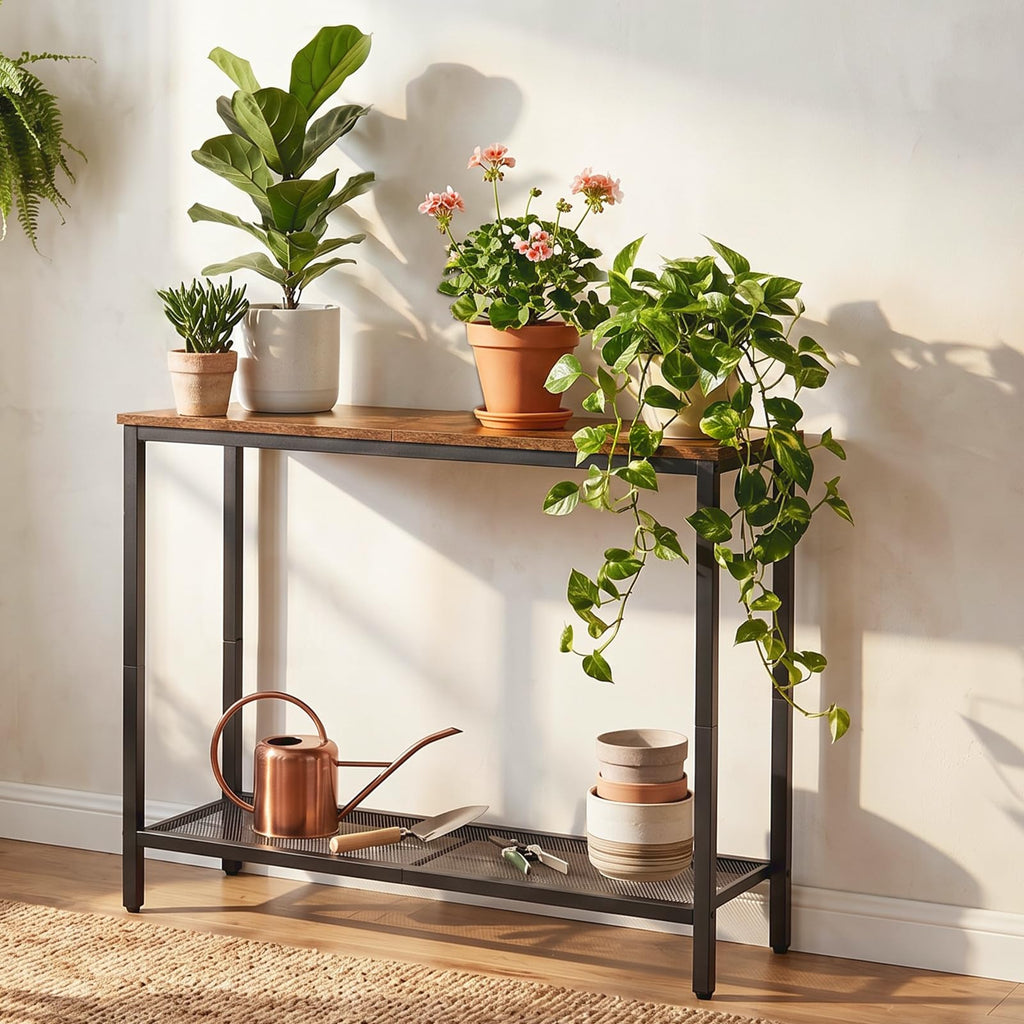 29.5" Narrow 2 Tier Console Table G2218
