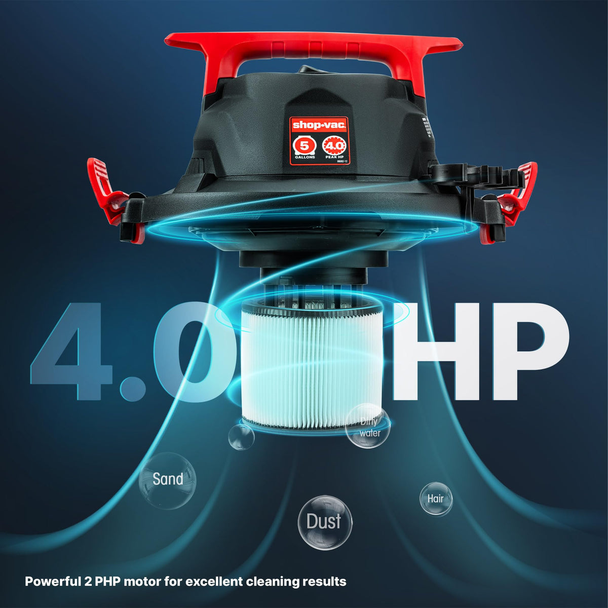 Wet/Dry Vacuum with Blower, 5 Gallon, 4 Peak HP H845343