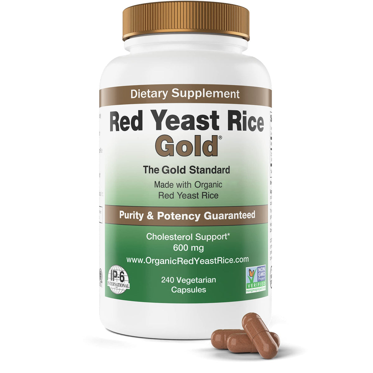 Red Yeast Rice 1200 mg 240 Capsules L89676