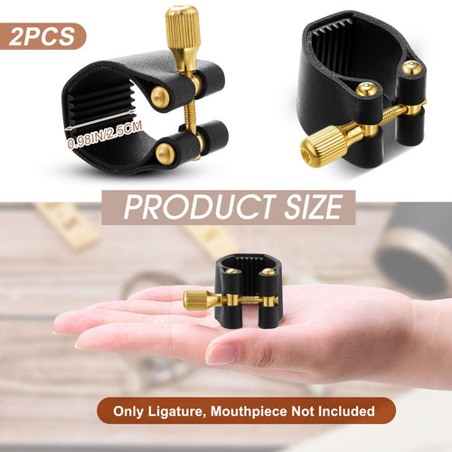 2 Pcs Alto Sax Ligature X483