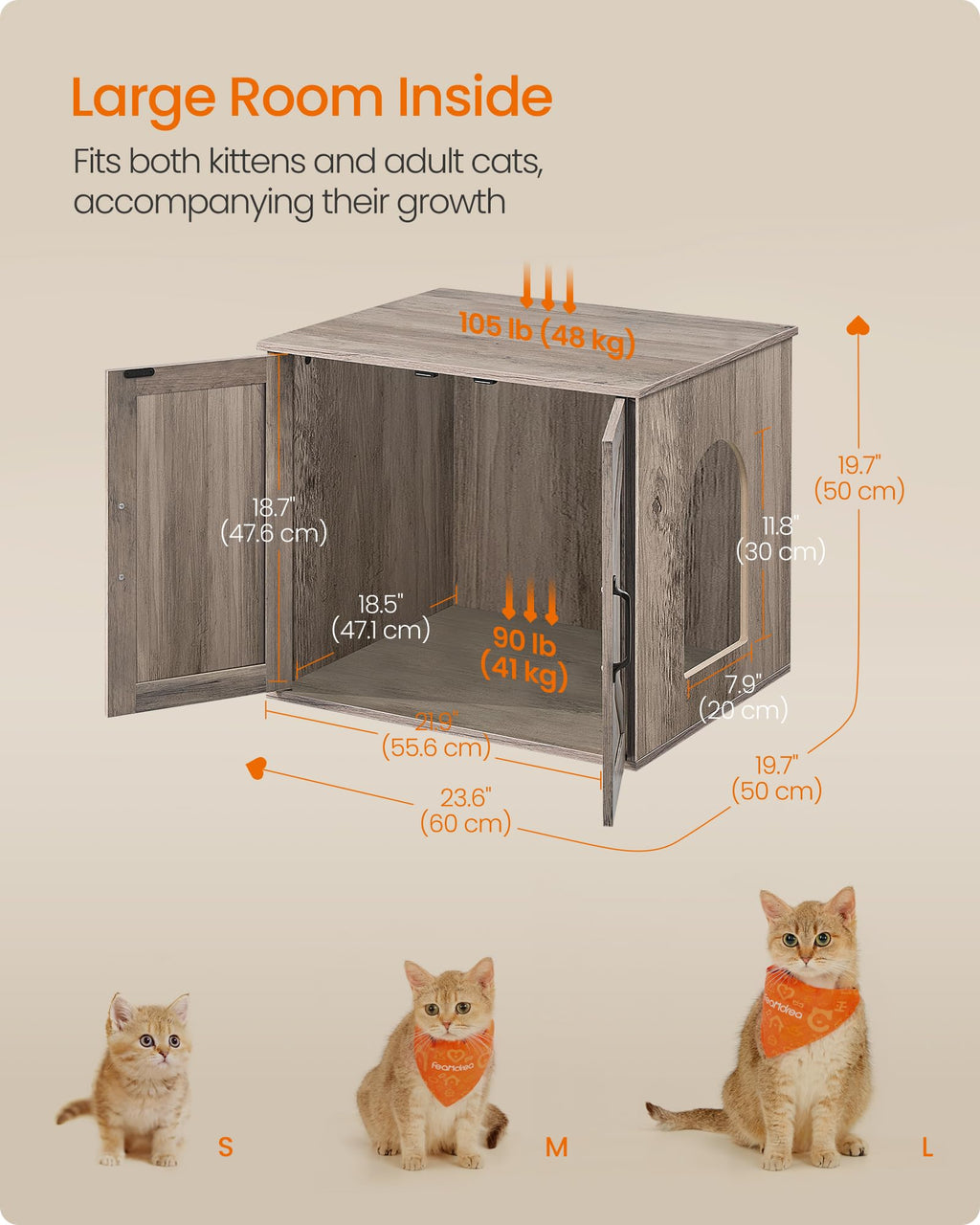 Cat Litter Box Enclosure Y183