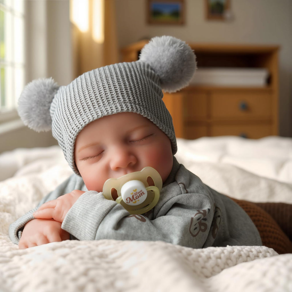 20 Inch Full Vinyl Closed-Eye Newborn Baby Doll F155