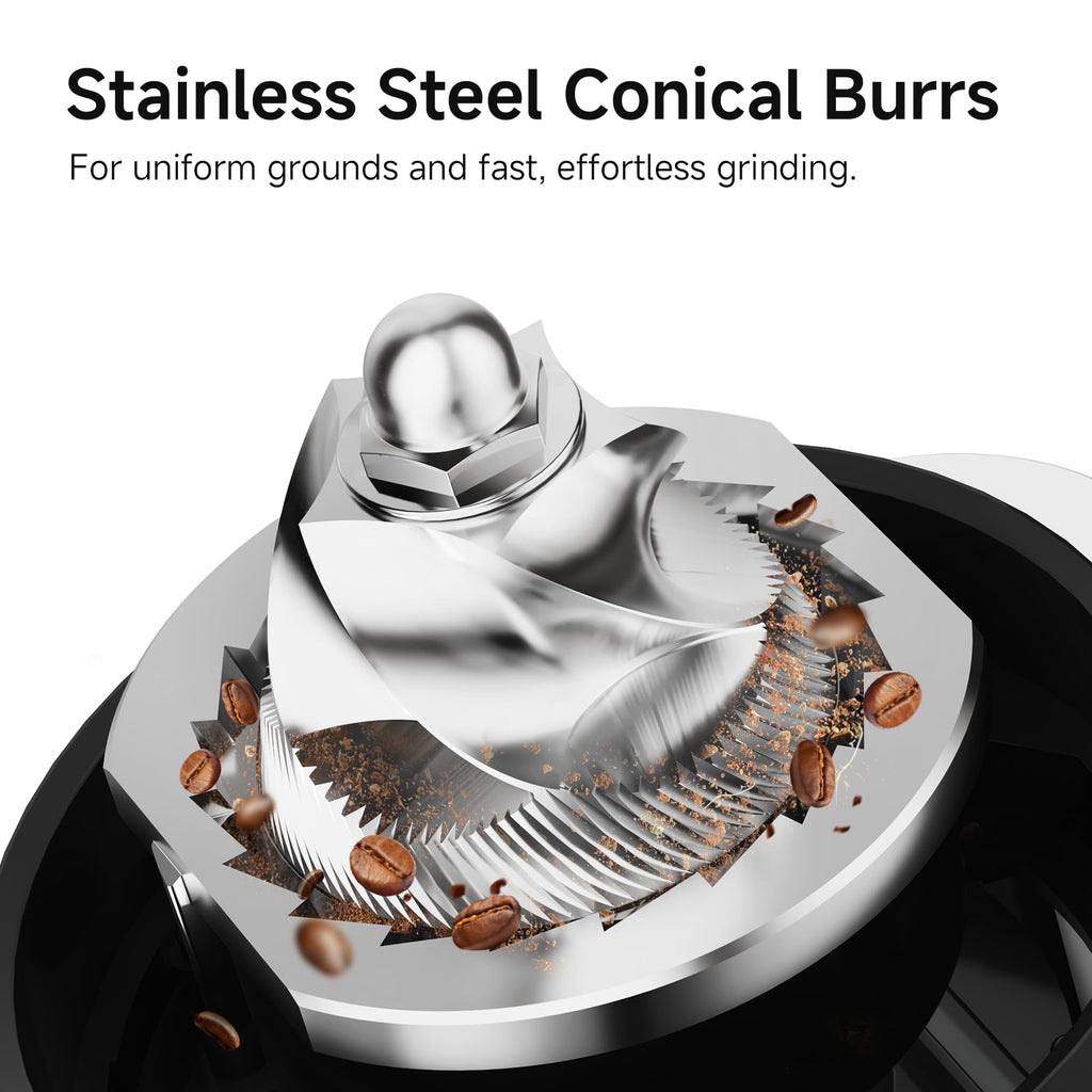 Electric Coffee Grinder with 48 Grind Settings V512