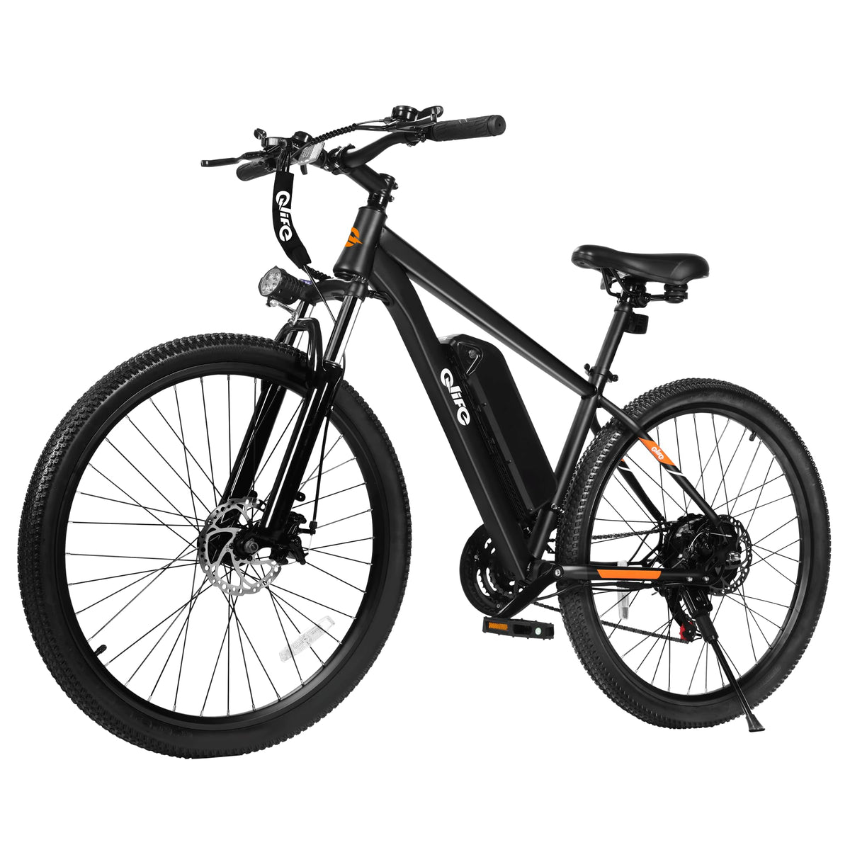 Electric Bike 21-Speed 1000W 48V 375Wh 26X2.1 Tire E-MTB L662