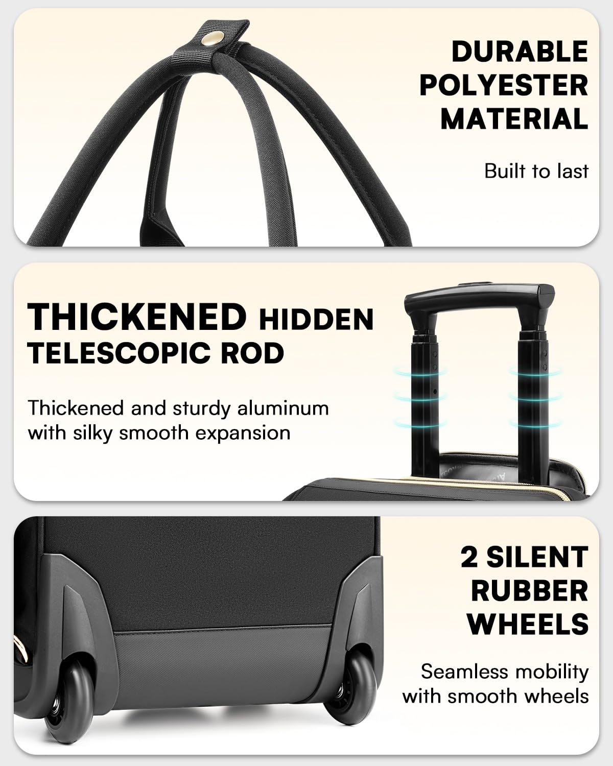 Rolling Laptop Backpack with Wheels G53487