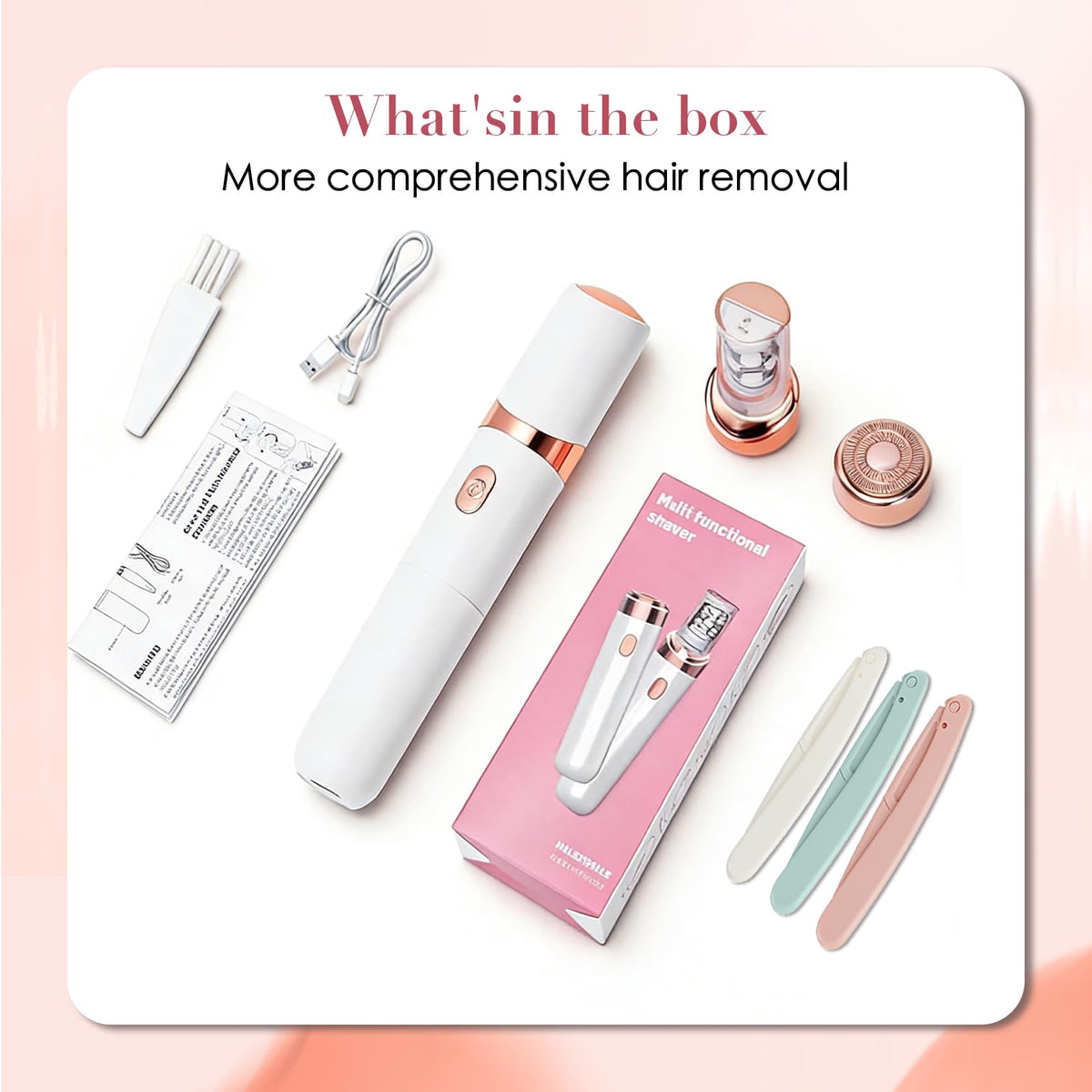 2 in 1 Epilator & Shaver with LED Light U4046