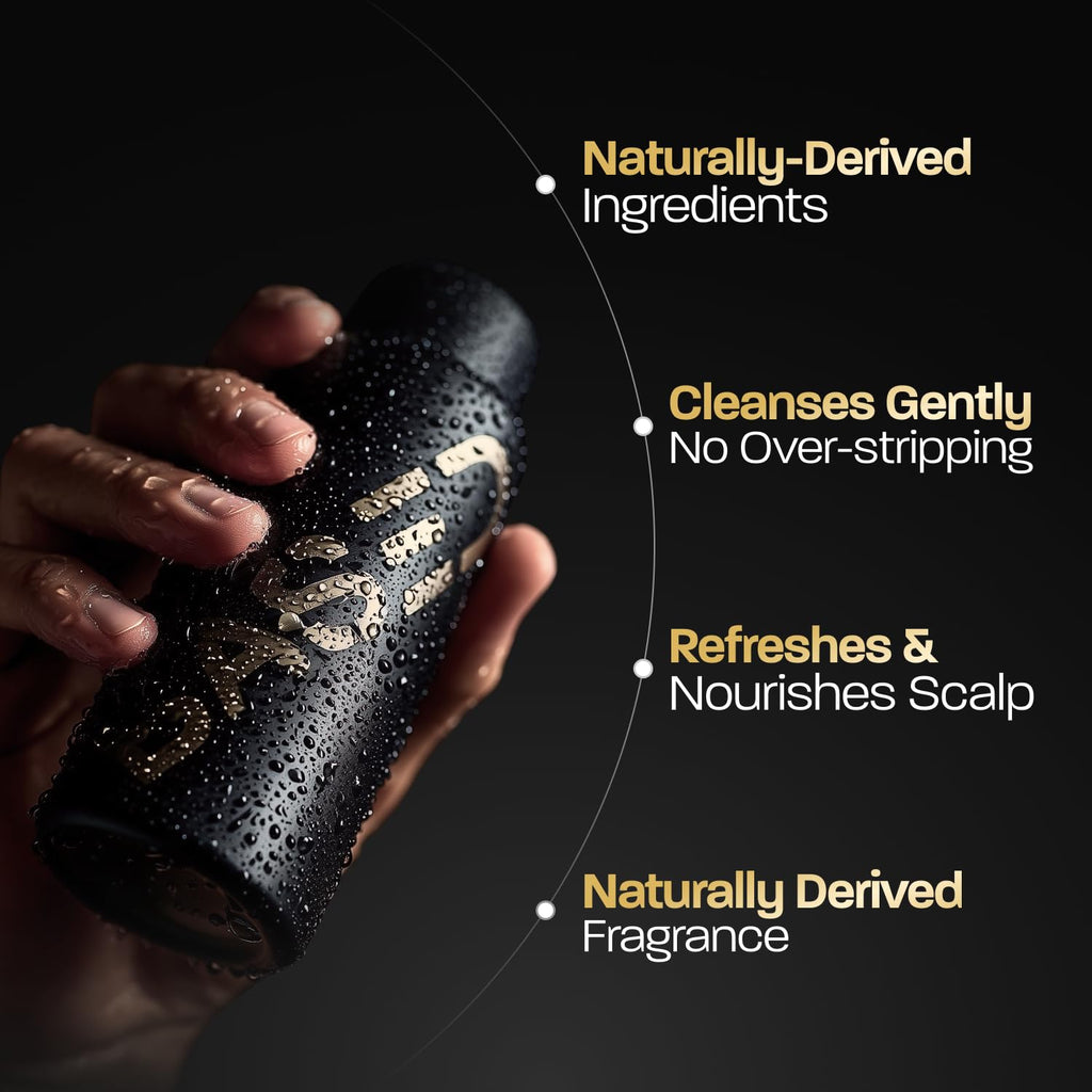 Shampoo, Conditioner & Leave-In Conditioner with Peppermint, Coconut & Avocado Oil T634
