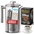 Extra Large Insulated Stainless Steel French Press Coffee Maker 2L F657
