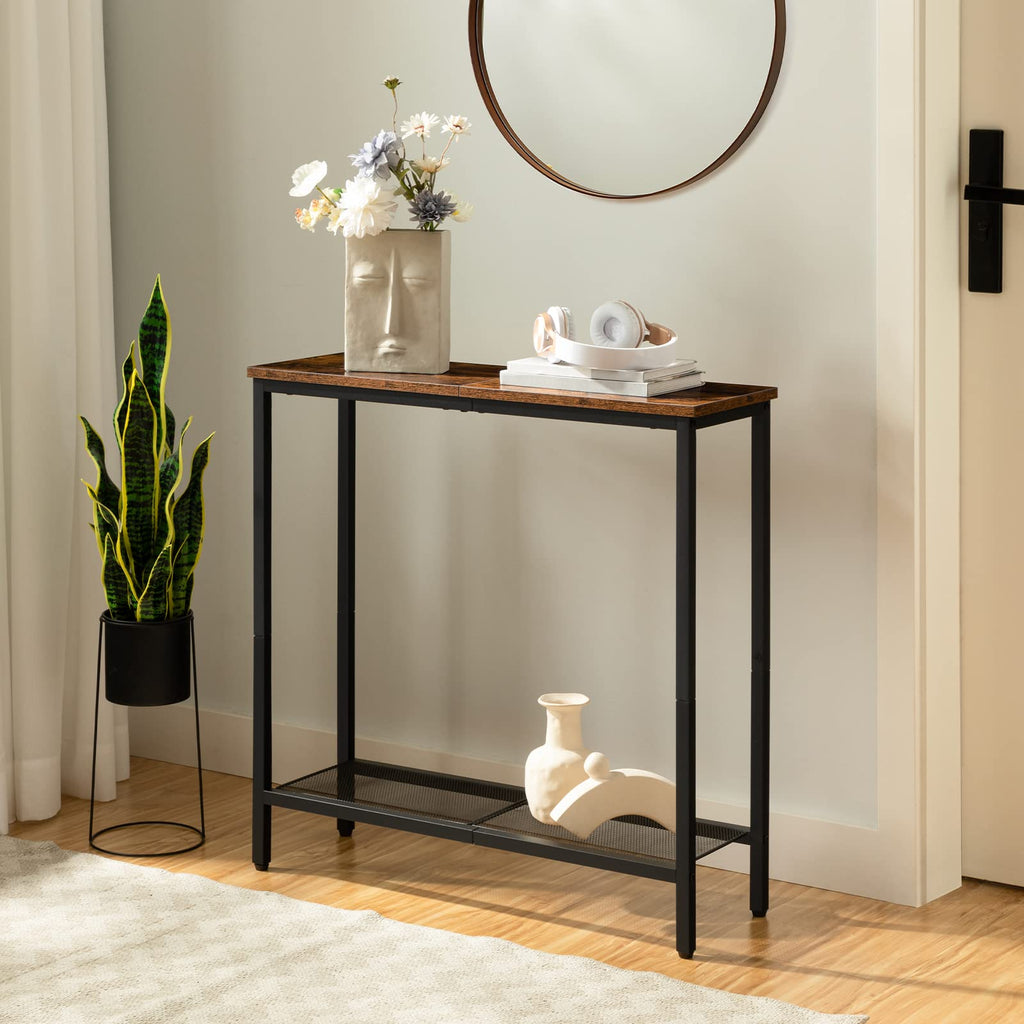 29.5" Narrow 2 Tier Console Table G2218