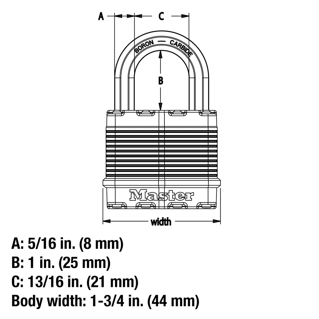 Heavy Duty Keyed-Alike Padlock 4 Pack B85669