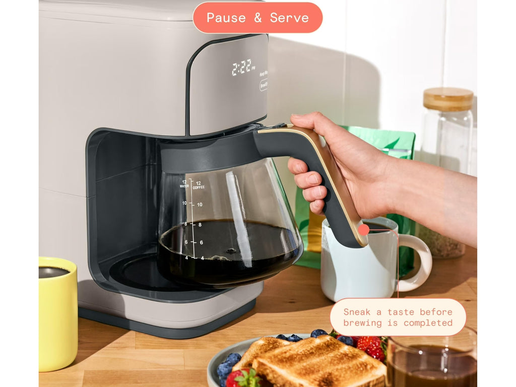 12-Cup Programmable Coffee Maker with Glass Carafe L434