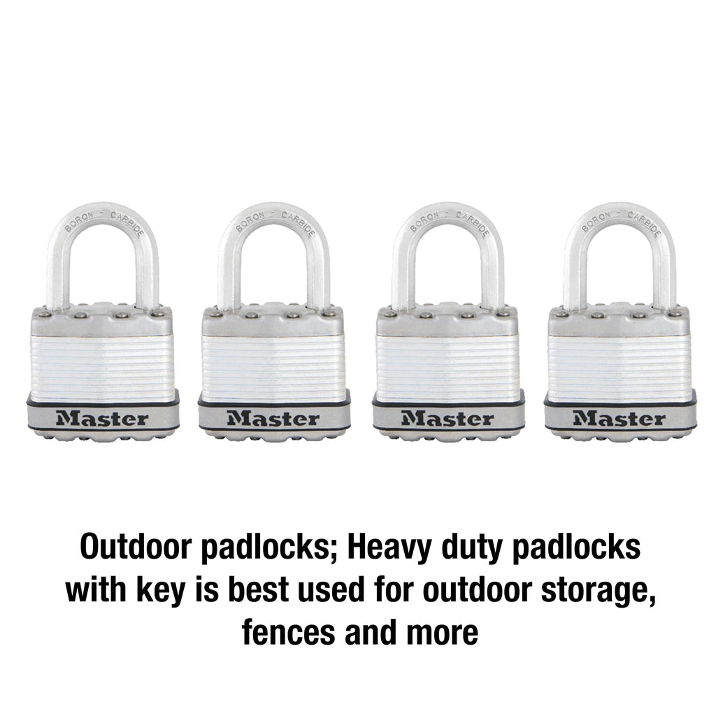 Heavy Duty Keyed-Alike Padlock 4 Pack B85669