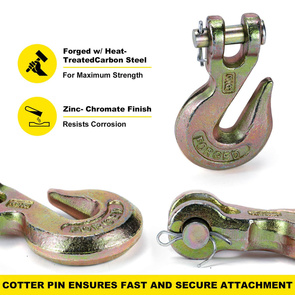 3/8 Heavy Duty Clevis Grab Hook 4 Pack A21836