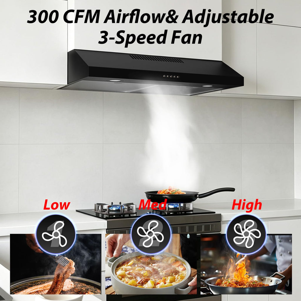 30 inch Under Cabinet Stainless Steel Range Hood G9953