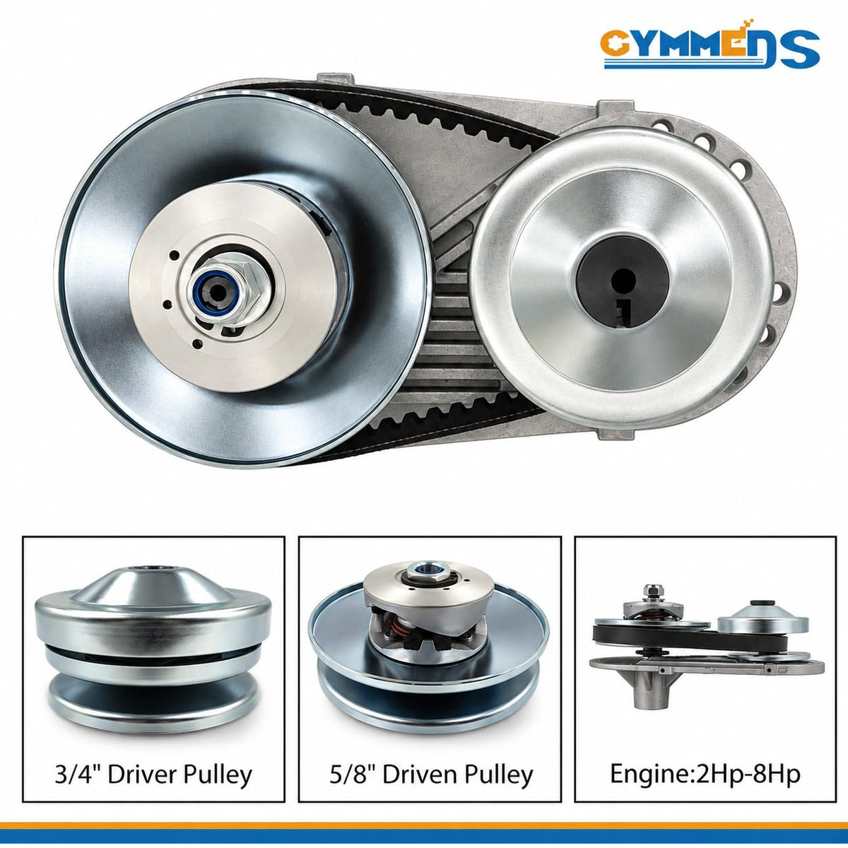 30 Series Torque Converter 3/4" Bore CVT Clutch Go Kart Mini Bike Parts Kit V54893
