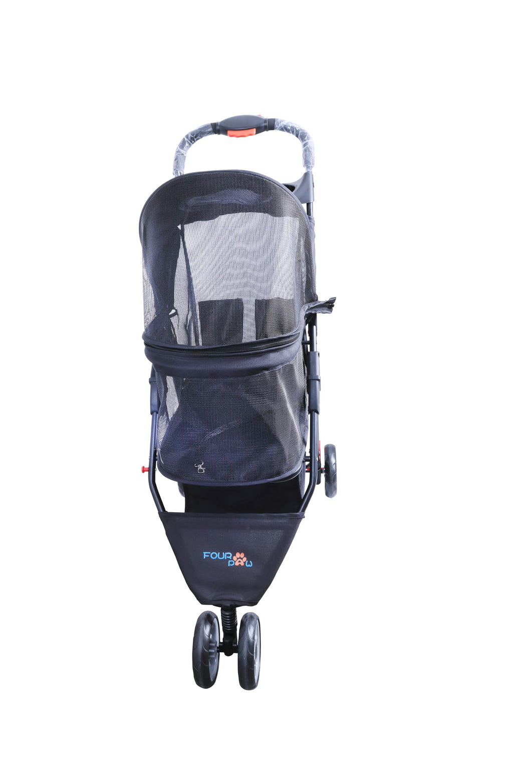3 Wheels Pet Stroller with Storage Basket B824
