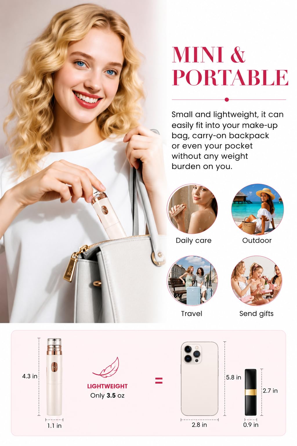2 in 1 Epilator & Shaver with LED Light U4046