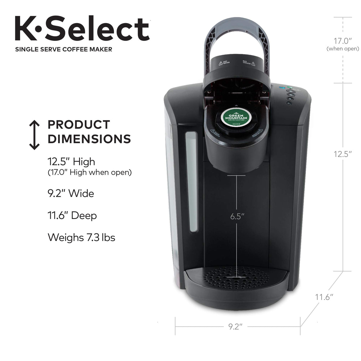 Single-Serve K-Cup Pod Coffee Maker B2312