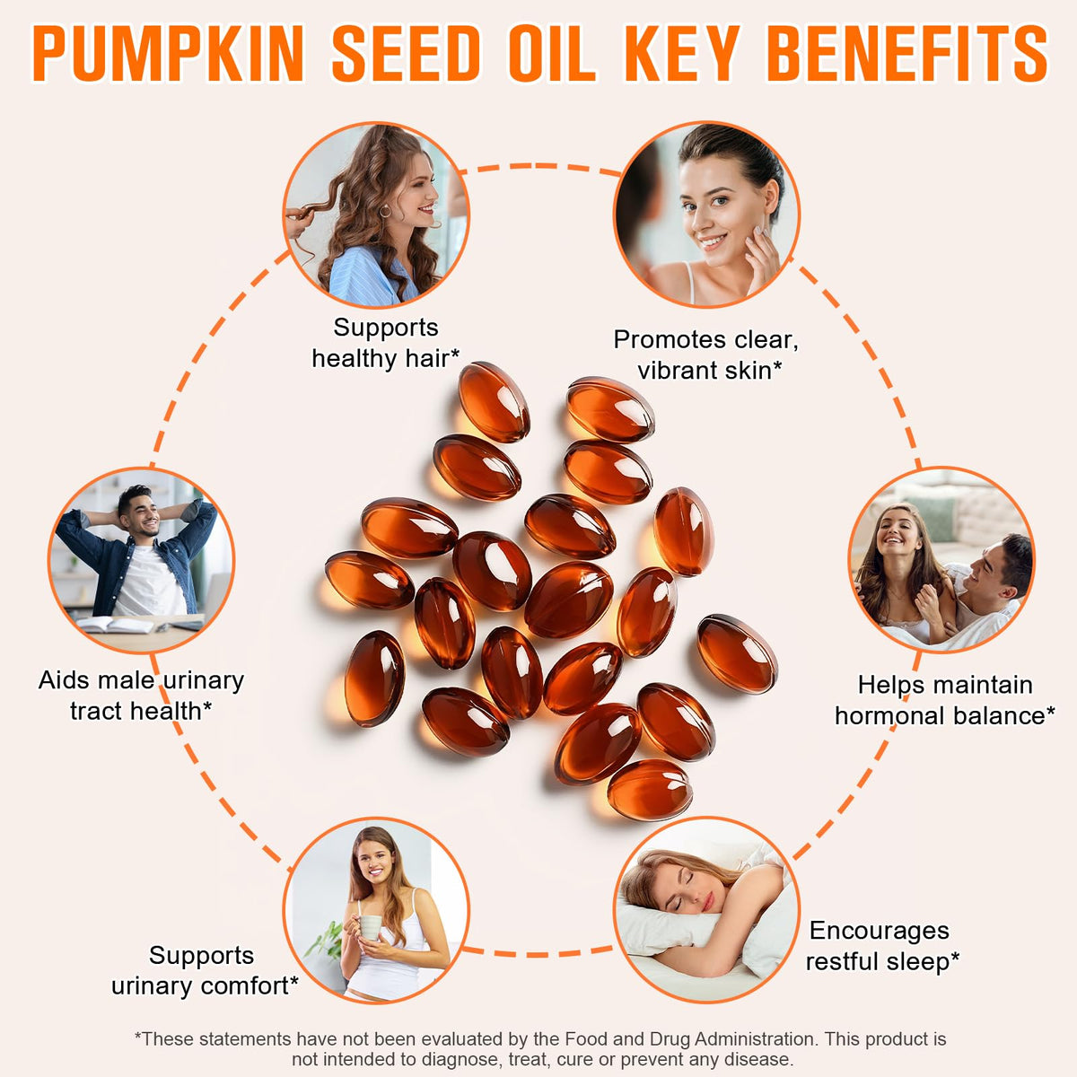 Pumpkin Seed Oil Capsules 1000mg 300 Softgels U135