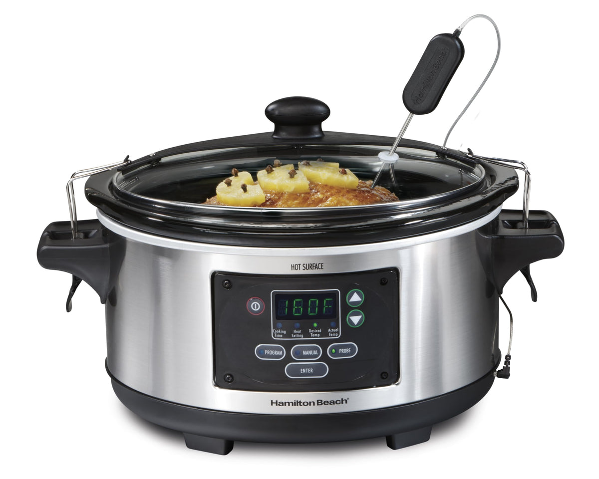 Portable 6 Quart Programmable Slow Cooker J8055