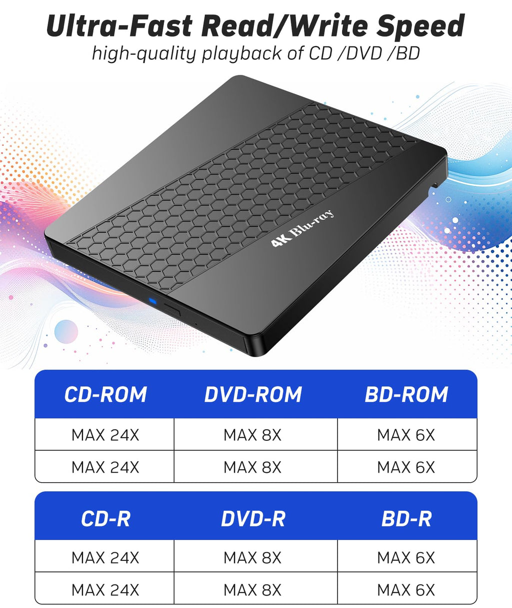 4k Blu Ray Drive with Carry Case G13421