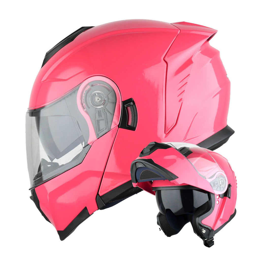 Modular Flip up Dual Visor Full Face Motorcycle Helmet T299864