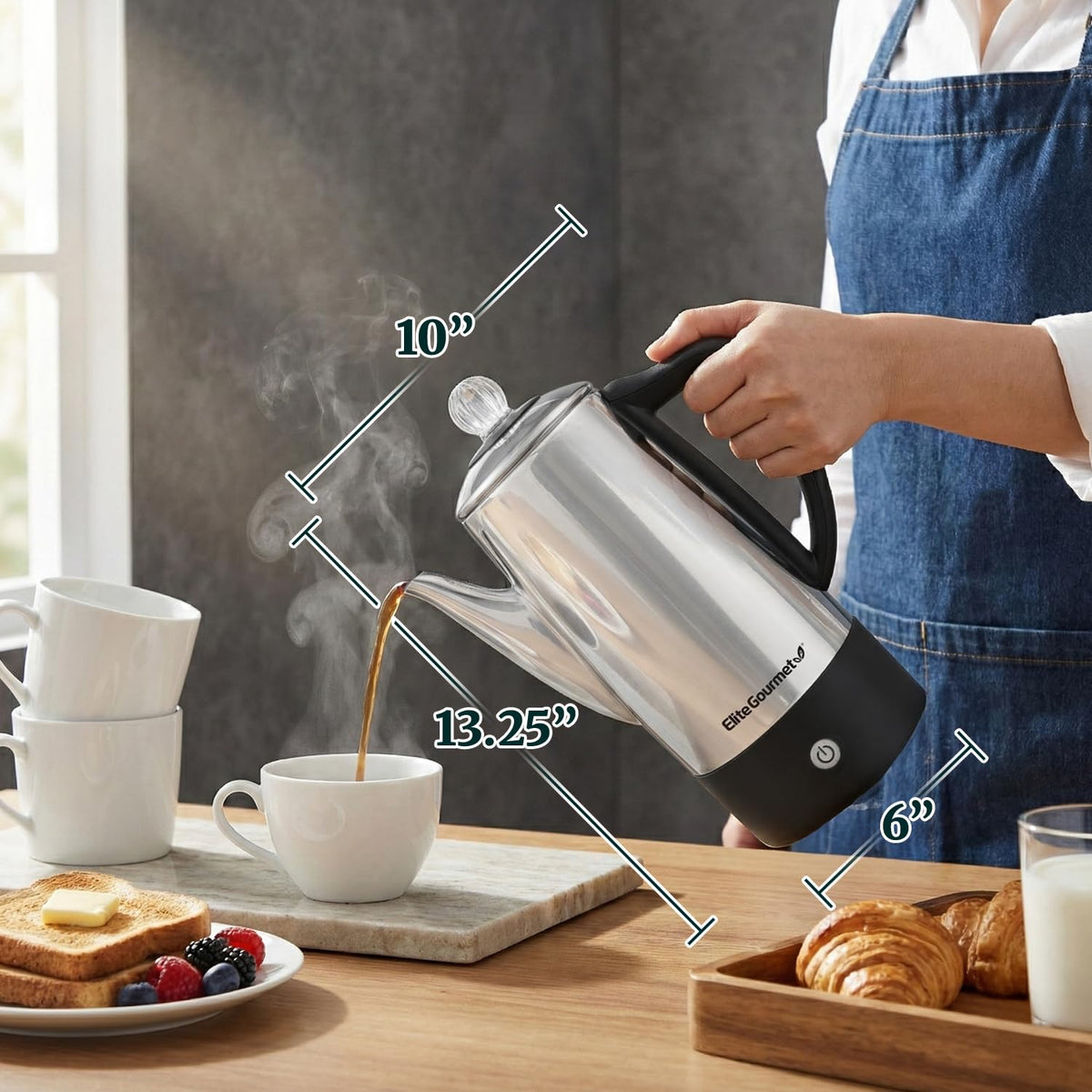 12-Cup Electric Coffee Percolator T319
