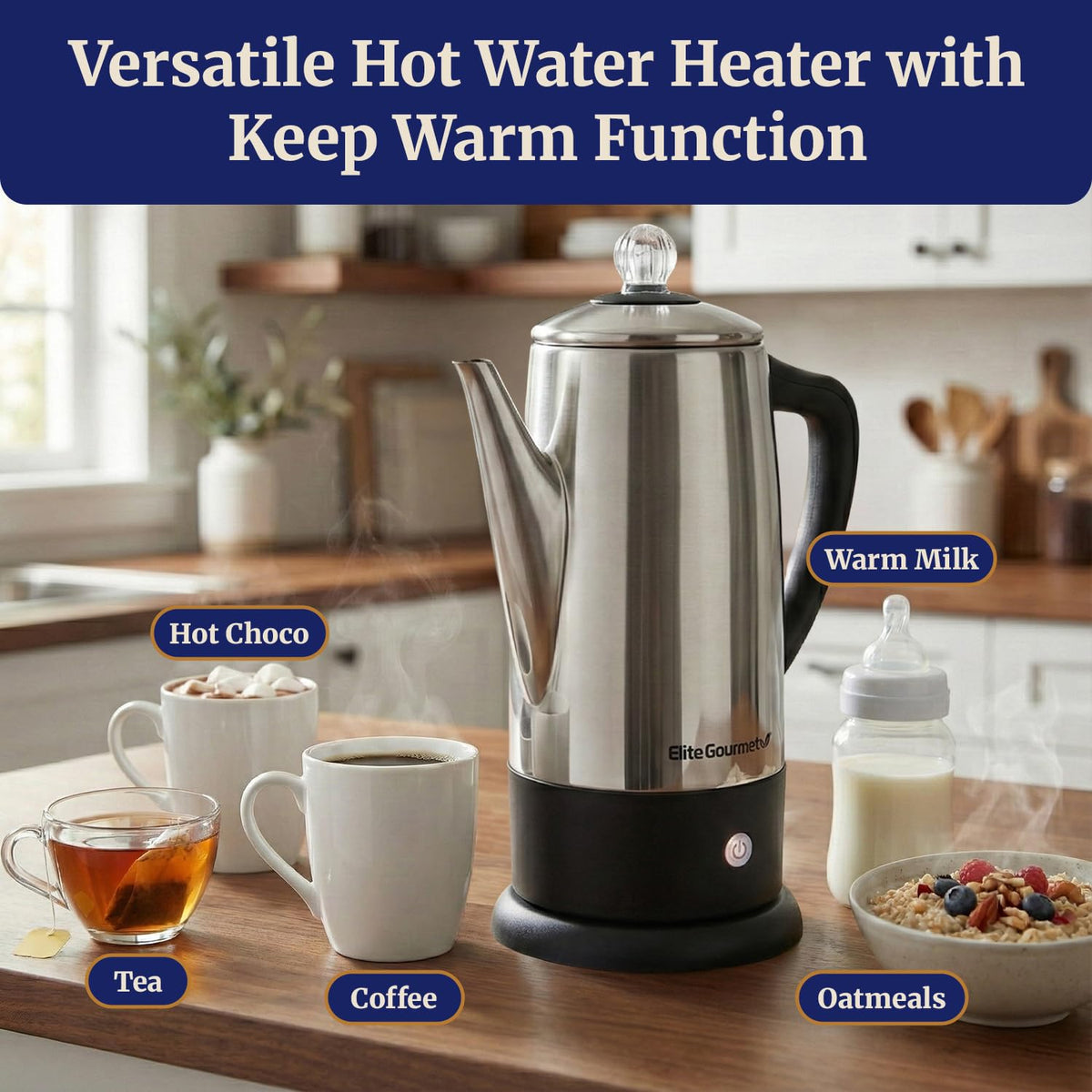 12-Cup Electric Coffee Percolator T319