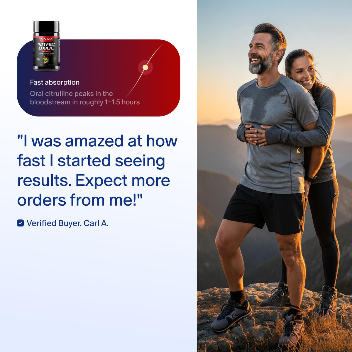 Nitric Oxide Booster 60 Vegan Capsules F7011