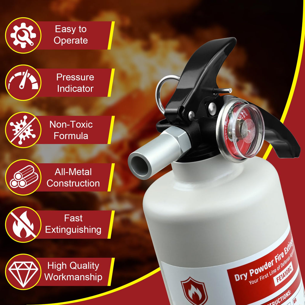 2 Pack 2.5lb ABC Fire Extinguishers C531455
