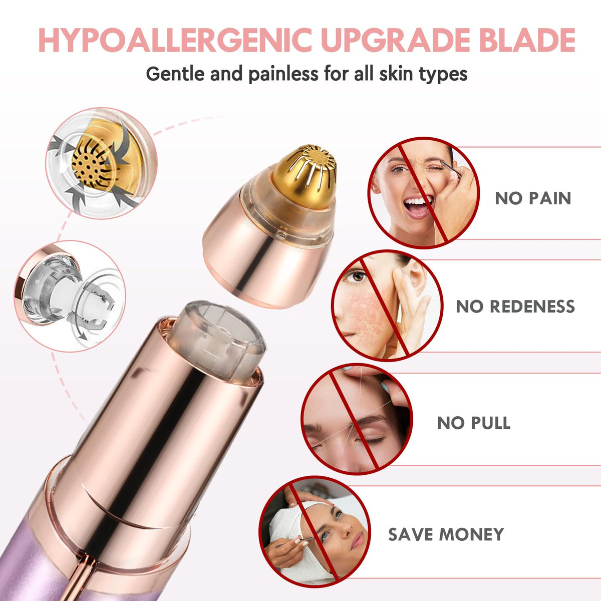 Rechargeable Electric Eyebrow Trimmer Q990359