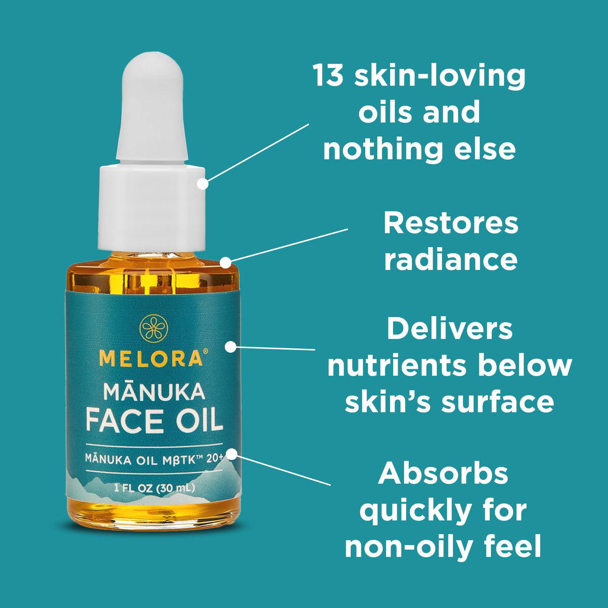 Manuka Honey Moisturizing Face Cream and Face Oil Bundle 1.7 oz E343