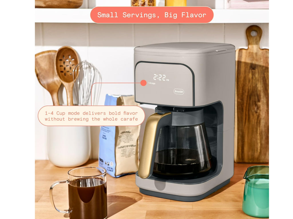 12-Cup Programmable Coffee Maker with Glass Carafe L434