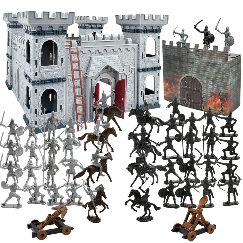 Medieval Castle Toy Knights Army Men Playset O40516