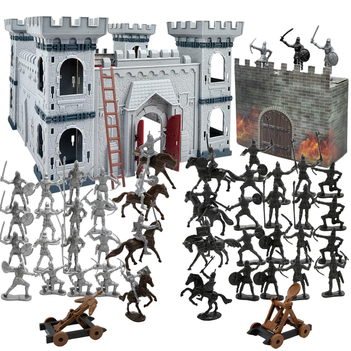 Medieval Castle Toy Knights Army Men Playset O40516