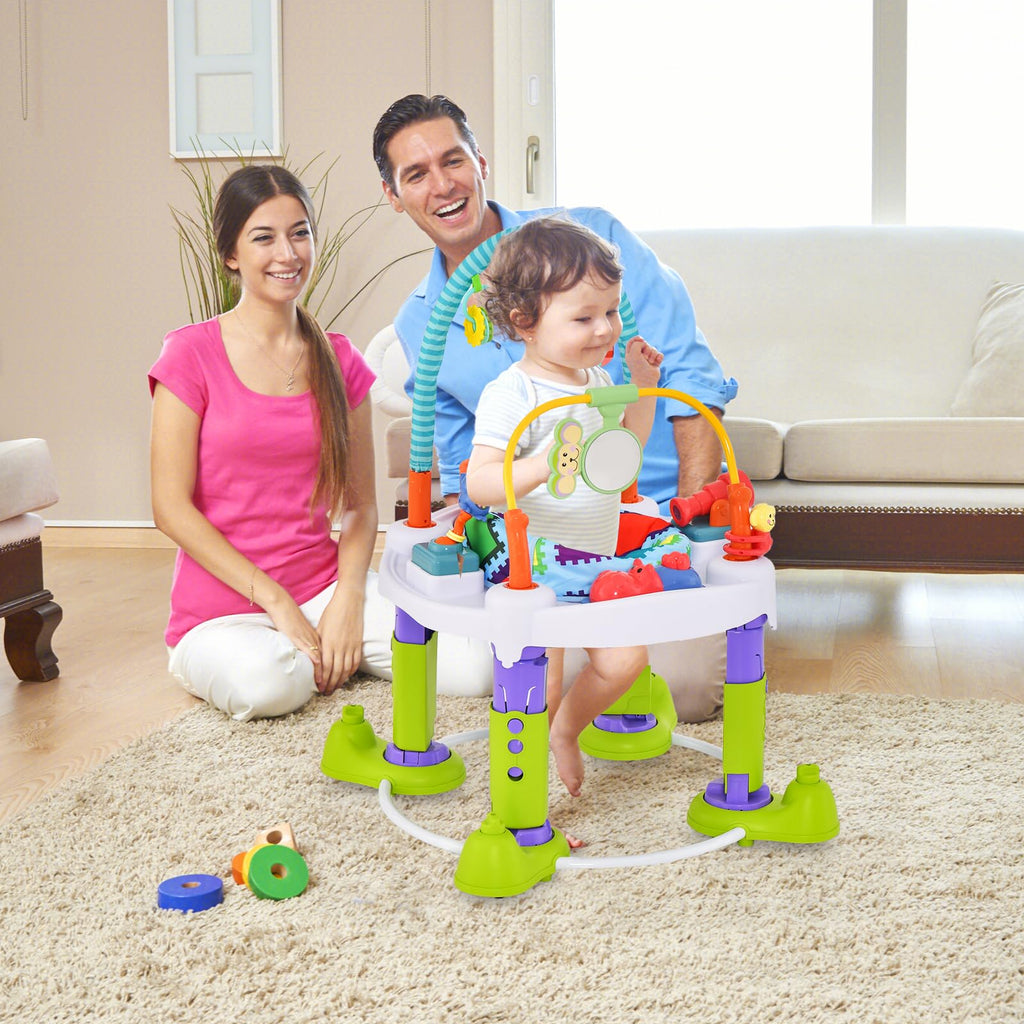 4 in 1 Baby Bouncer Activity Center with Playtime Mat and Activity Table G28591
