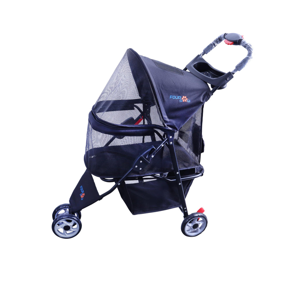 3 Wheels Pet Stroller with Storage Basket B824