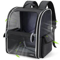 Dog Carrier Backpack for Small Medium Dogs Cats up to 18 lbs, Breathable Pet Backpack Carrier with 3 Entrances F4707
