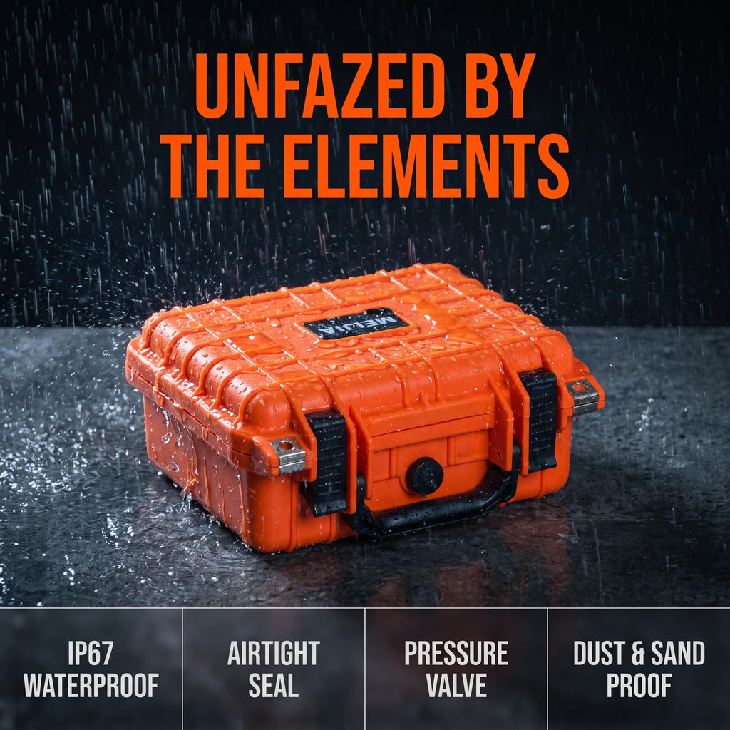 Portable IP67 Waterproof Protective Case with Customizable Foam D4553