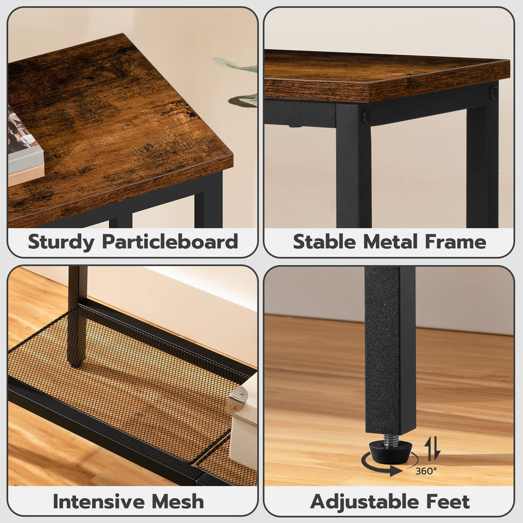 29.5" Narrow 2 Tier Console Table G2218