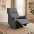 Gray Swivel Rocker Recliner Chair J245