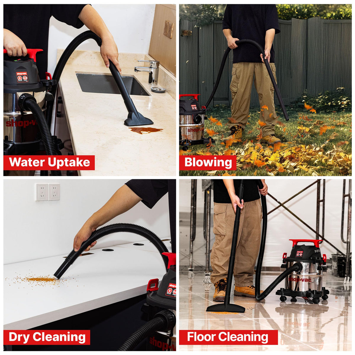 Wet/Dry Vacuum with Blower, 5 Gallon, 4 Peak HP H845343