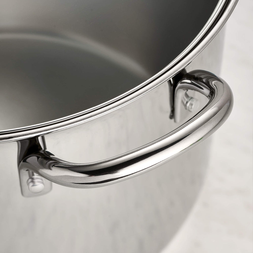 16-Quart Stainless Steel Stock Pot with Lid E920