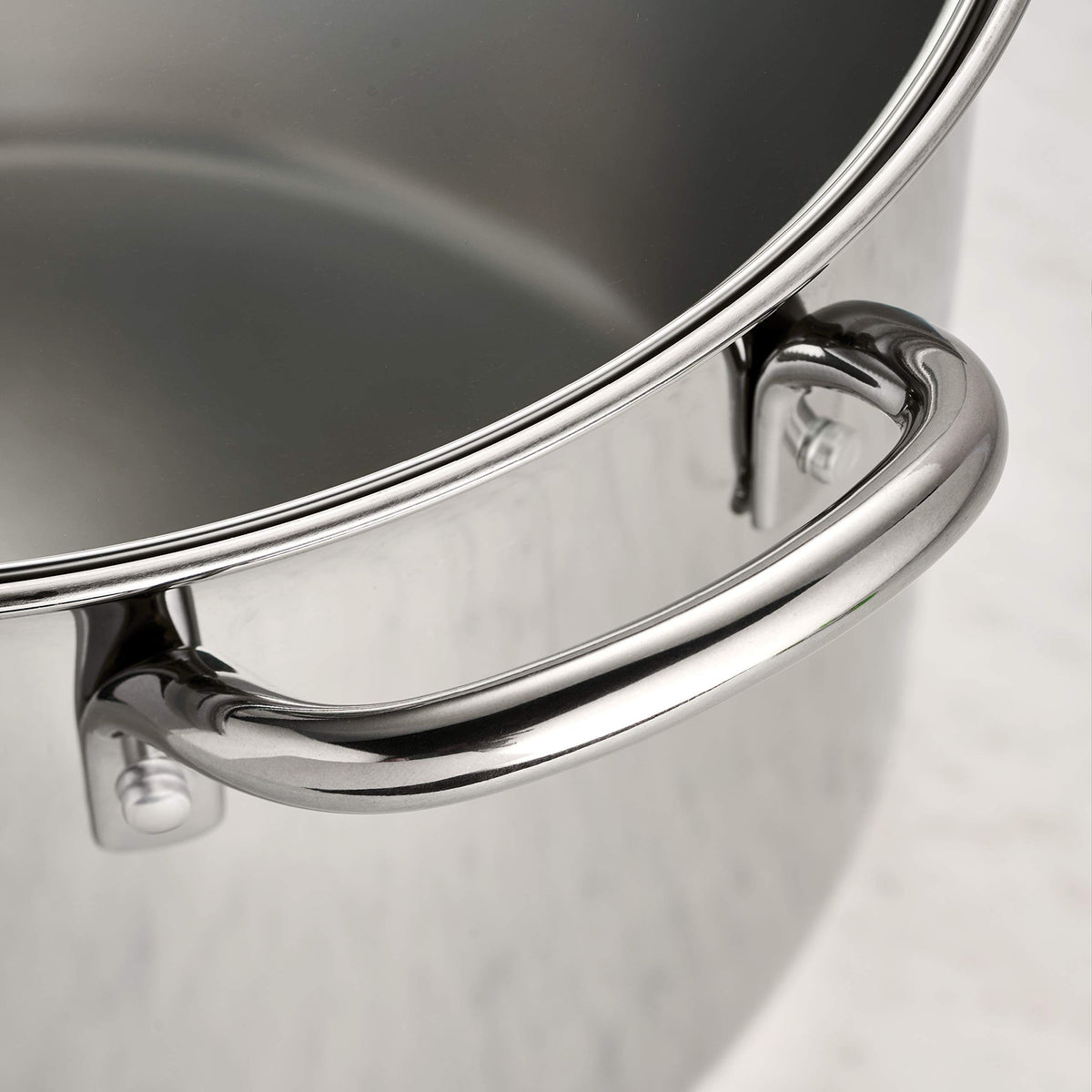 16-Quart Stainless Steel Stock Pot with Lid E920
