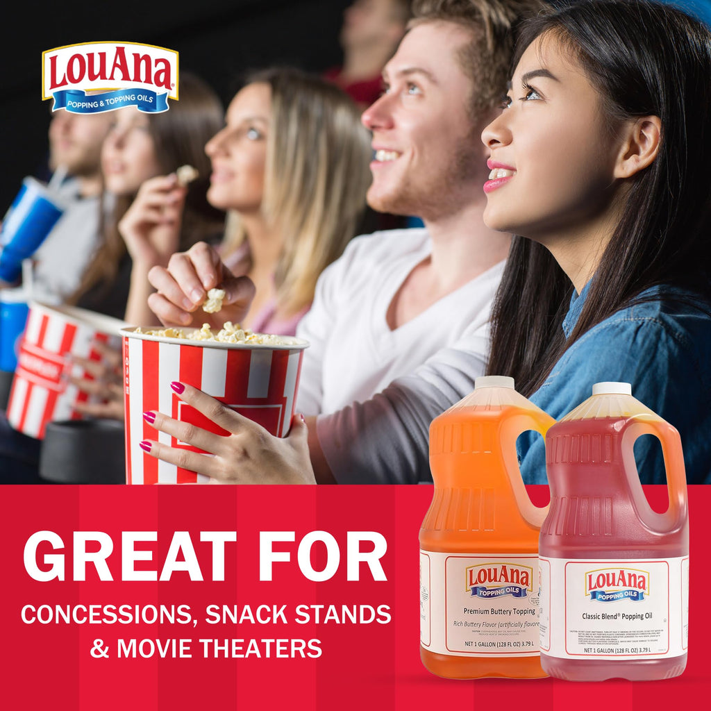Buttery Popcorn Topping Oil 1 Gallon Jug H635