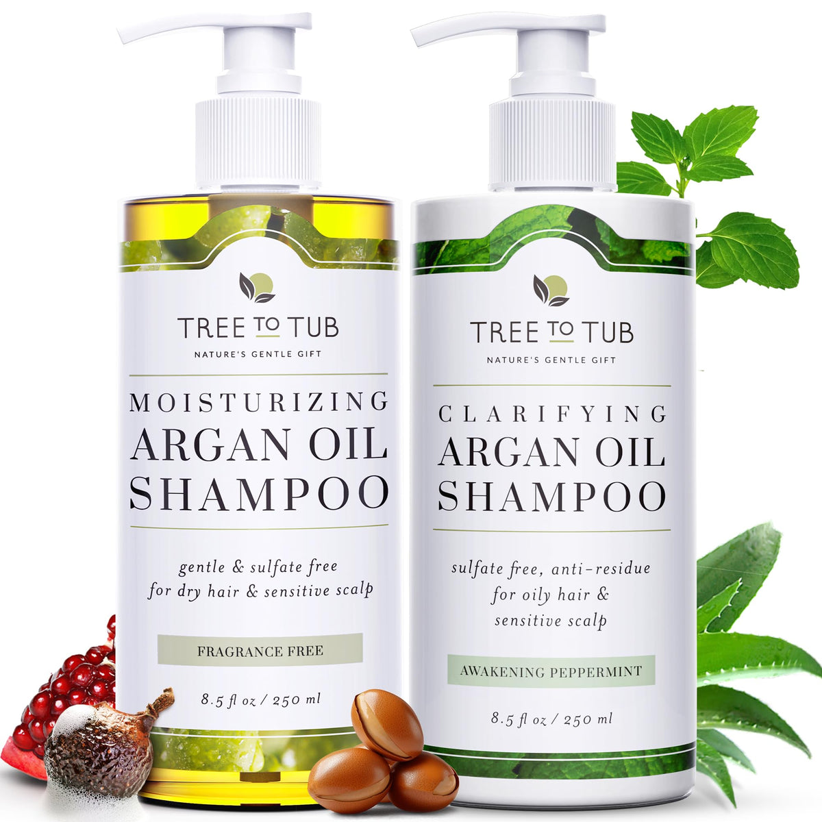 Fragrance Free Shampoo and Argan Oil Conditioner Z920