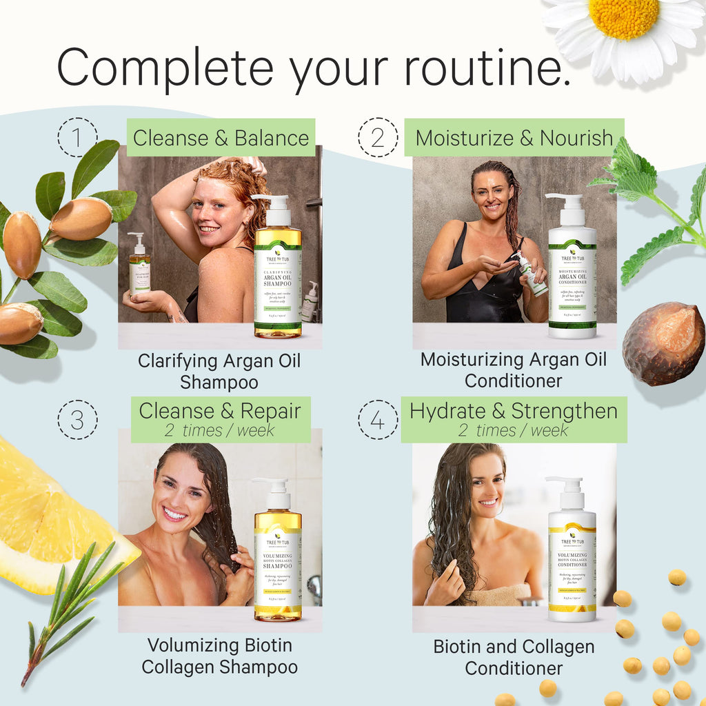 Fragrance Free Shampoo and Argan Oil Conditioner Z920