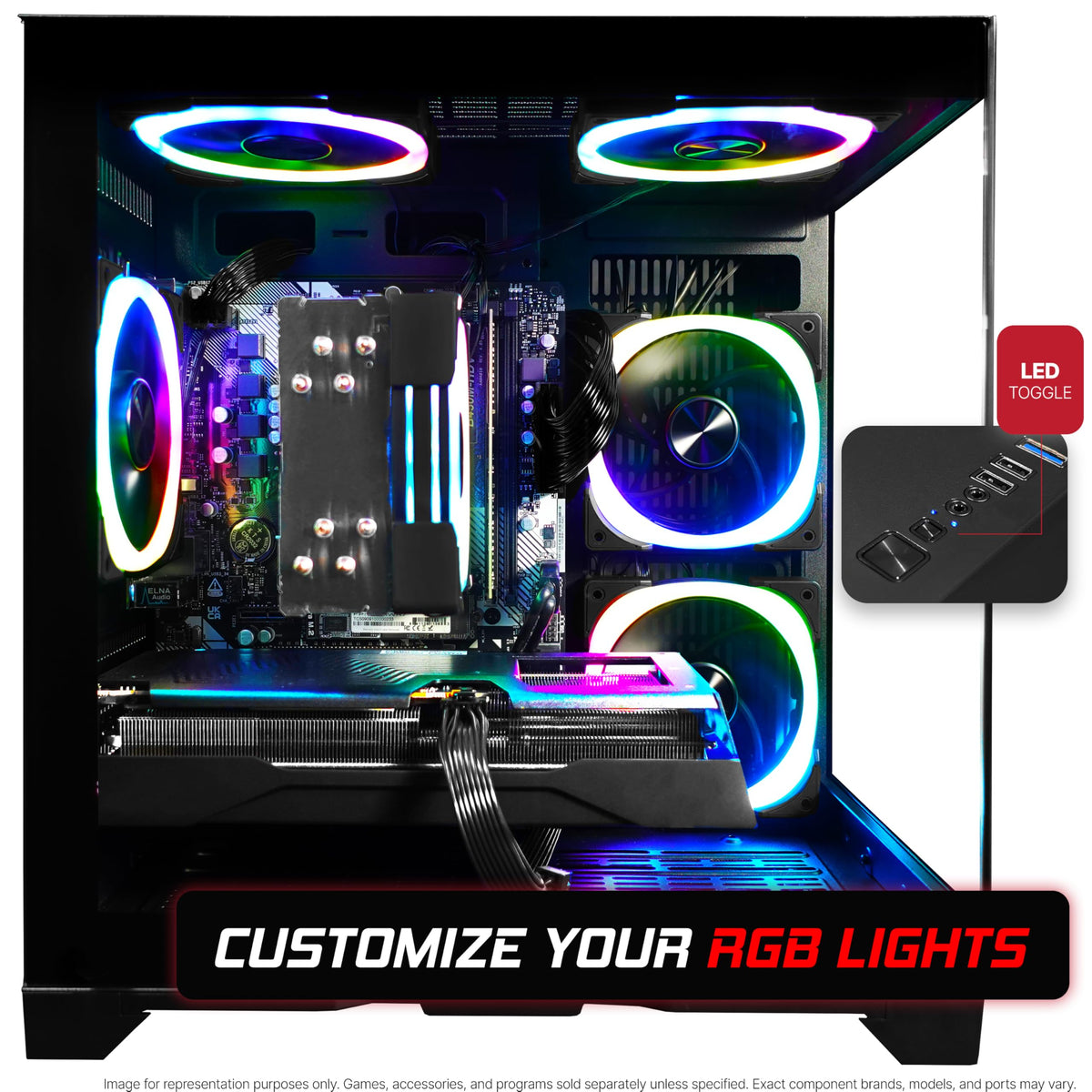 Intel Core i5-12400F GeForce RTX 3050 16GB DDR4 512GB NVMe SSD Gaming PC H64568