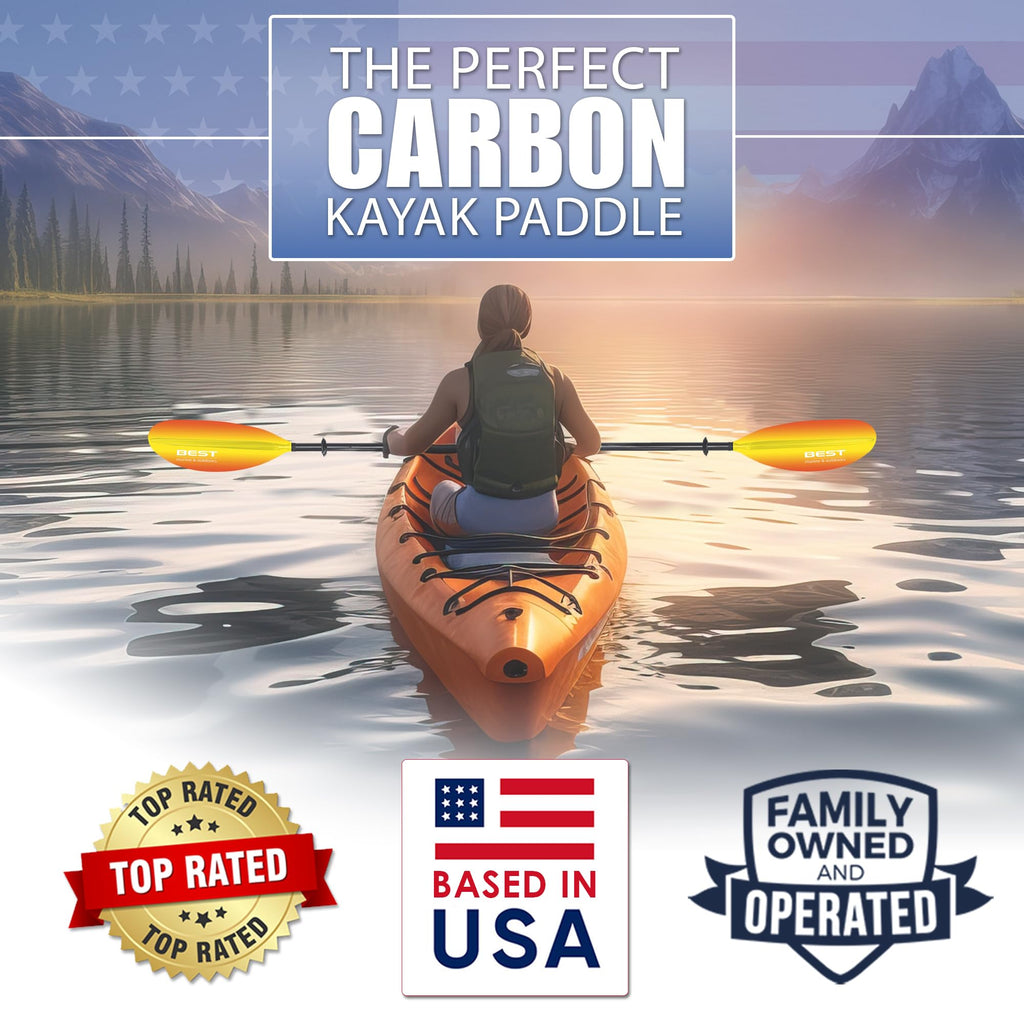 Carbon Fiber 2-Piece Kayak Paddle H567466