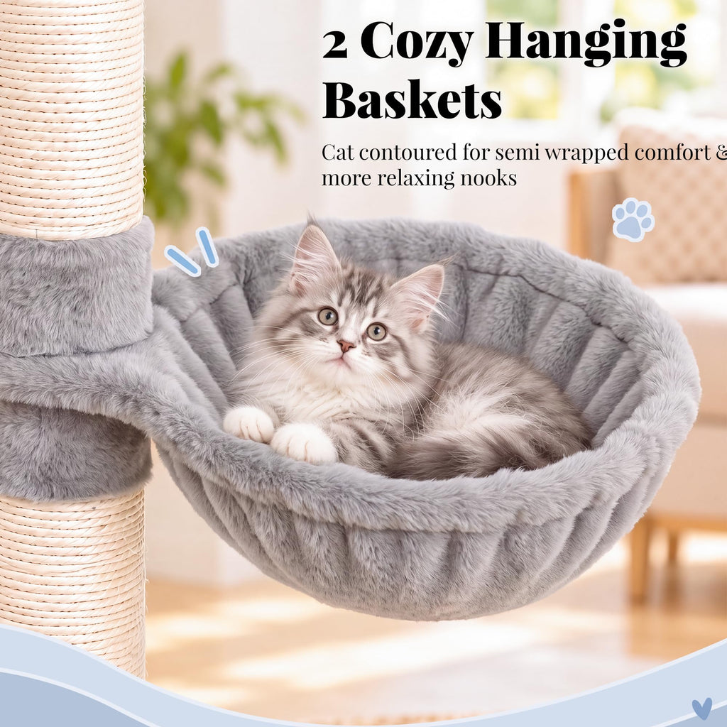 Cat Tree Tower with 3 Platforms Z912252